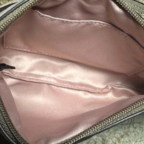 Bella Russo Crossbody/Shoulder Bag with Chain Strap Elegant Mauve Colors NWT - Picture 5 of 16